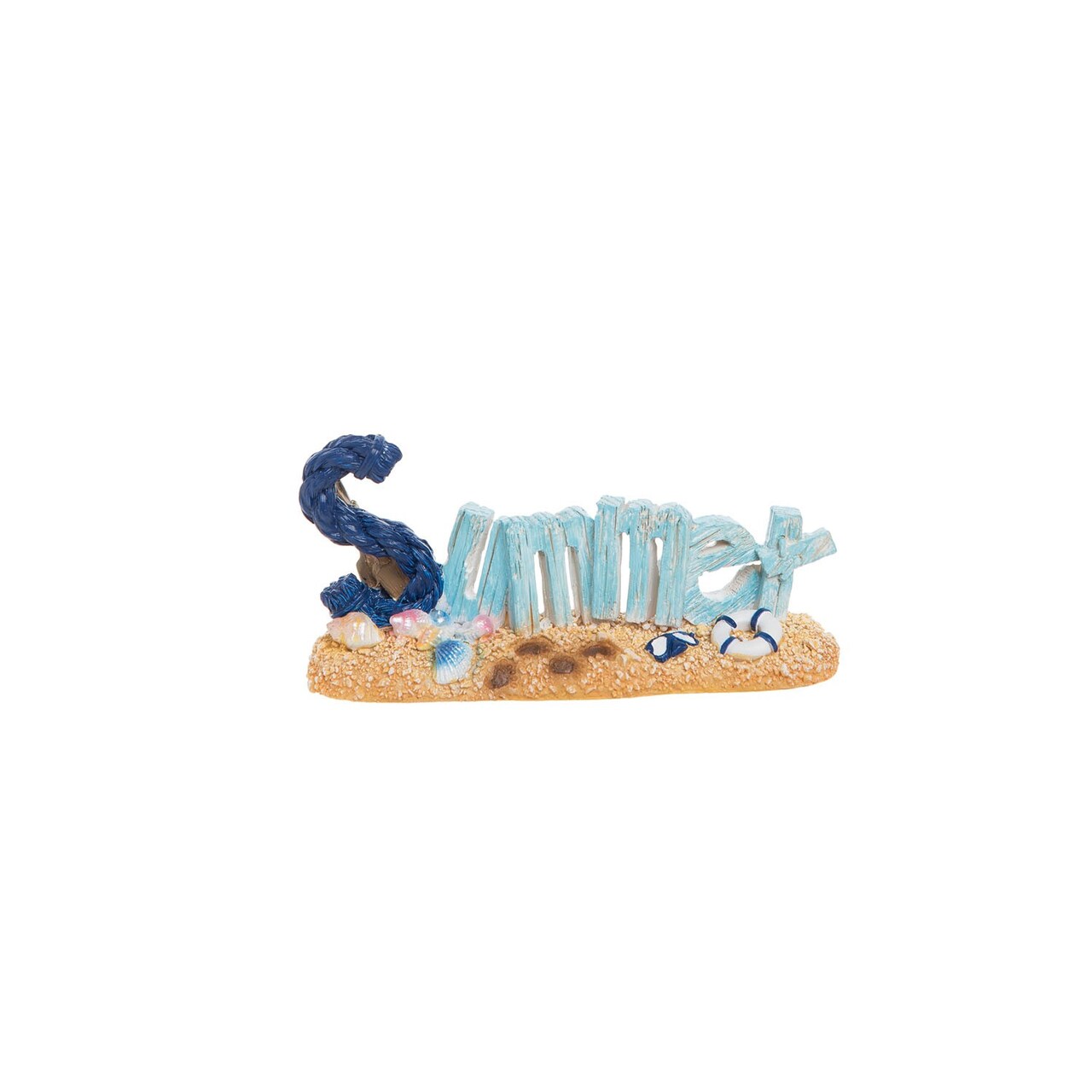 2.17" x 4.53" Small Decorative "Summer" Figurine - Beach Coastal Decor